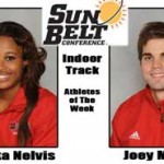 Red Wolves Nelvis and Meyer Earn Conference Track Honor