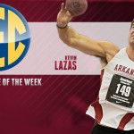 SEC Recognizes Razorback Lazas’ NCAA-Leading Heptathlon