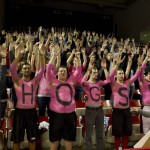 University of Arkansas Gymnastics Promotions for Pink Meet 