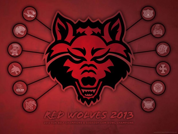 Red Wolves Wallpaper 2013