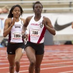 Alcide and McKnight of Razorbacks Track Excel at Clyde Littlefield Texas Relays