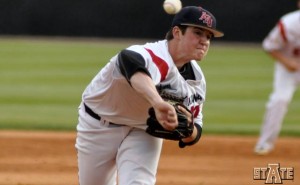 red wolves baseball takes on the trojans