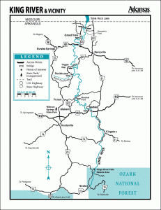 Kings River Map