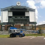 What Are They Doing to the Ray Winder Field Scoreboard?