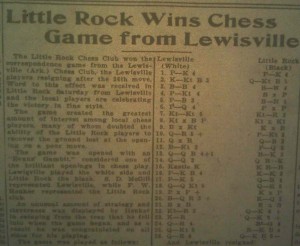This week in Arkansas Sports History chess news