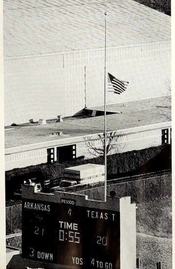 50 Years Ago - The JFK Assassination and a Razorback Game flag