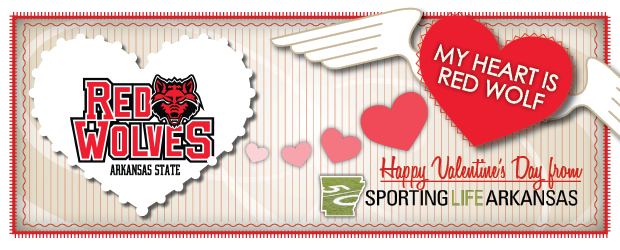 Valentine's Day Red Wolves