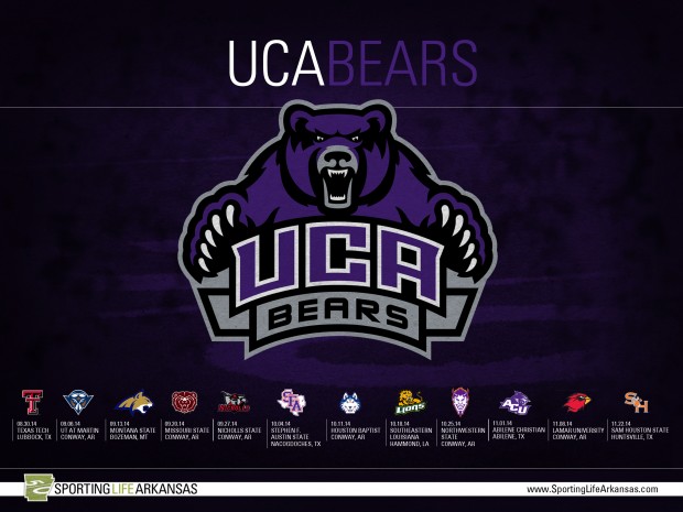 2014 UCA Bears Football schedule wallpaper