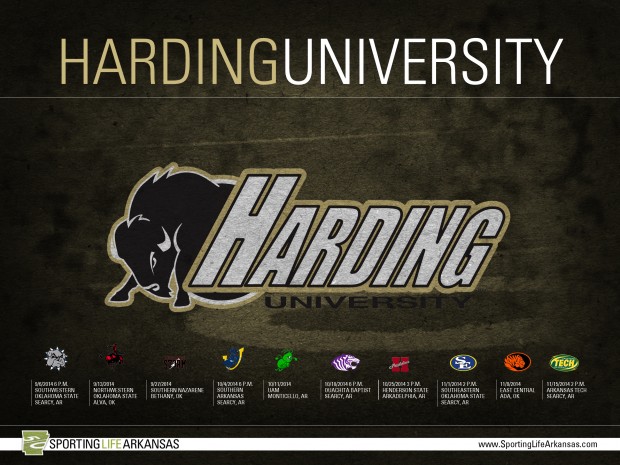 2014 Harding Bisons football schedule