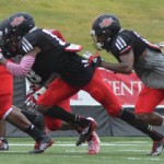 Red Wolves Football Scrimmage: Intense, Energy, Mistakes