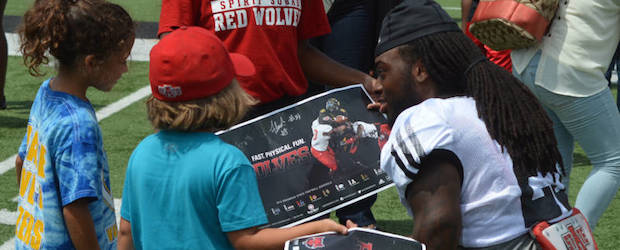 red wolves scrimmage and fan day